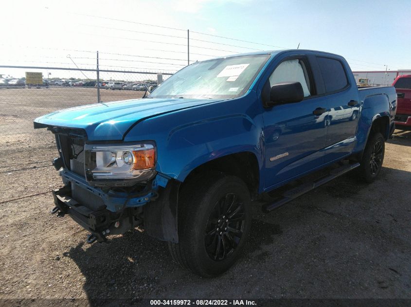 2021 GMC CANYON 2WD ELEVATION STANDARD VIN: 1GTG5BEA9M1138925