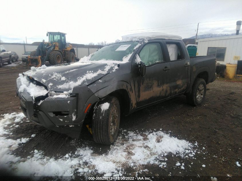 2022 NISSAN FRONTIER SV VIN: 1N6ED1EK4NN646742