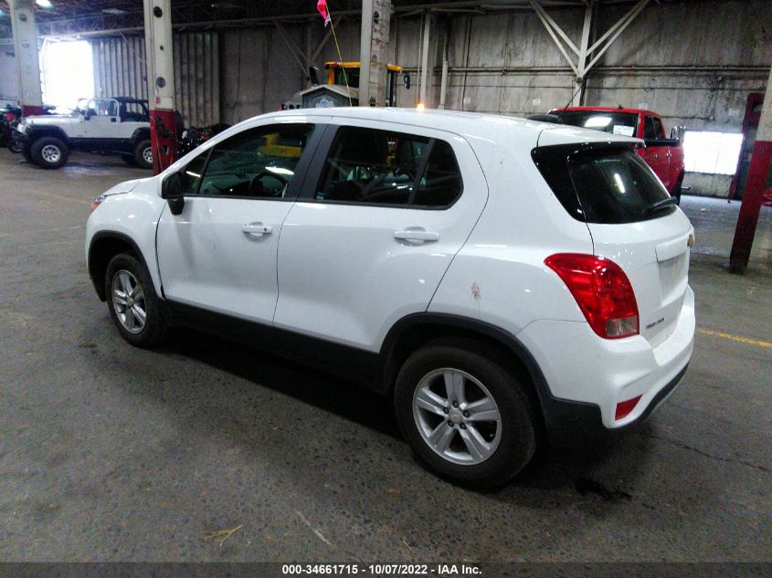 2020 CHEVROLET TRAX LS VIN: 3GNCJNSB9LL155263