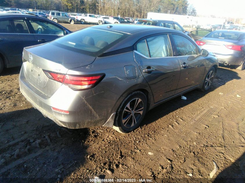 2022 NISSAN SENTRA SV VIN: 3N1AB8CV0NY238211
