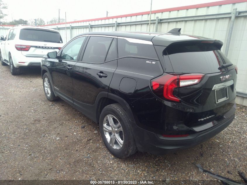 2022 GMC TERRAIN SLE VIN: 3GKALMEV1NL263992