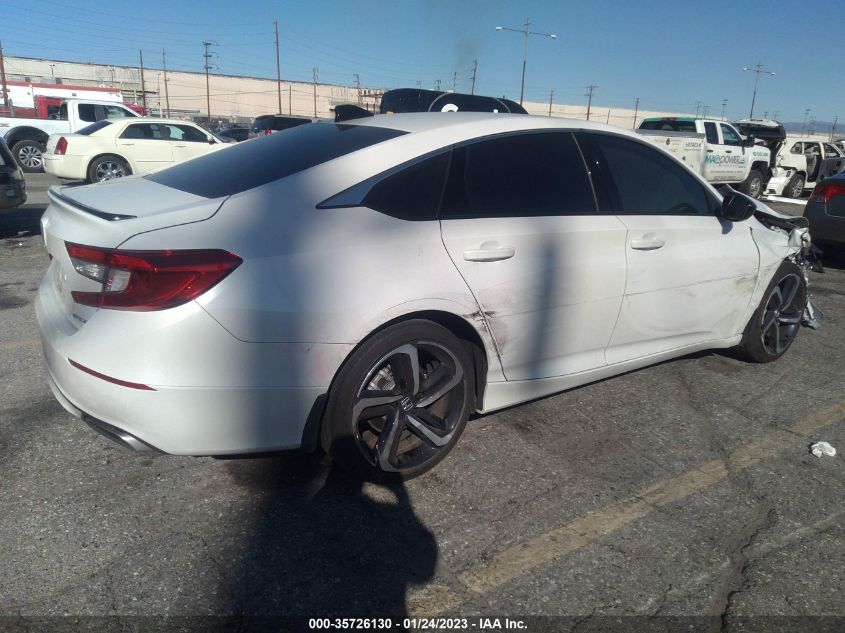 2022 HONDA ACCORD SEDAN SPORT VIN: 1HGCV1F33NA038864