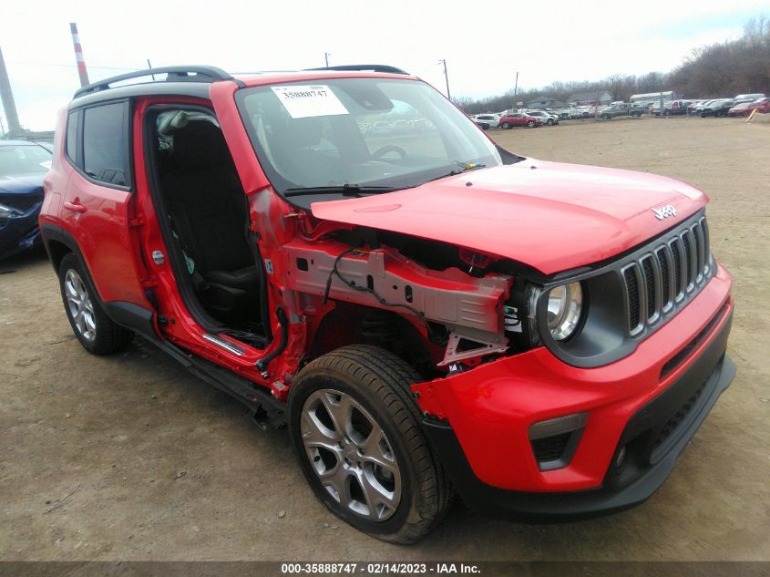 2022 JEEP RENEGADE LIMITED VIN: ZACNJDD11NPN50139