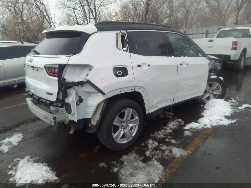 2022 JEEP COMPASS LATITUDE VIN: 3C4NJDBB0NT143131