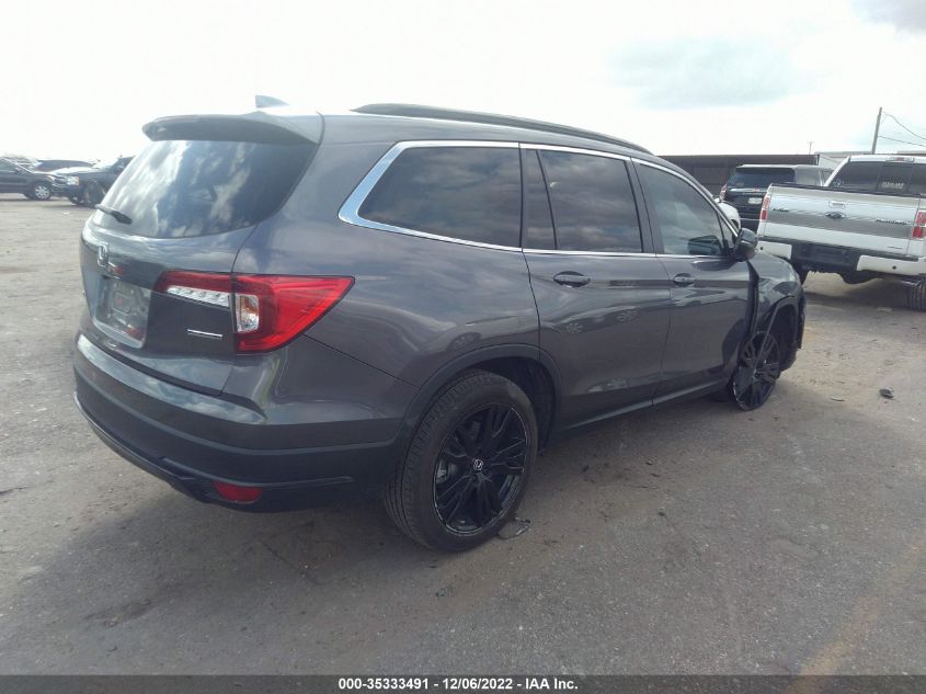 2022 HONDA PILOT SPECIAL EDITION VIN: 5FNYF5H20NB034940