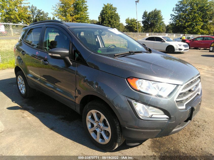 2020 FORD ECOSPORT SE VIN: MAJ6S3GL6LC349677