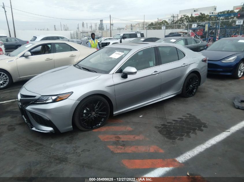 2022 TOYOTA CAMRY HYBRID XSE VIN: 4T1K31AK4NU595906