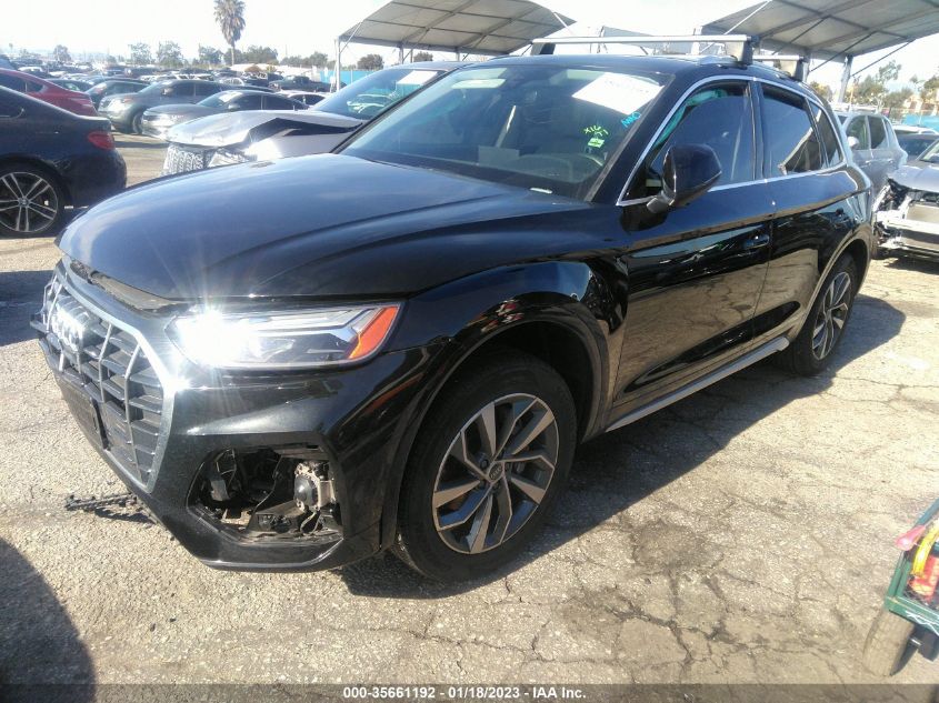 2021 AUDI Q5 PREMIUM PLUS VIN: WA1BABFYXM2070513