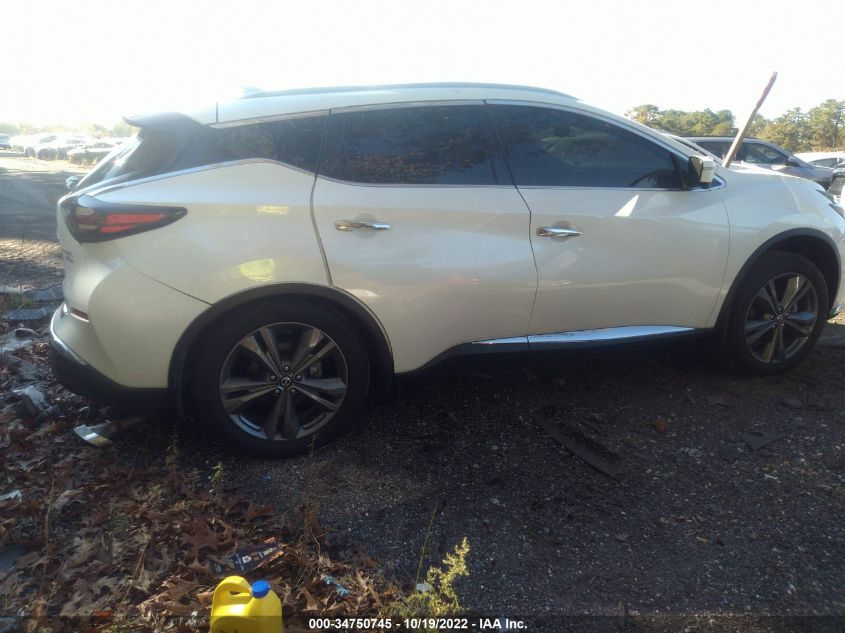 2021 NISSAN MURANO PLATINUM VIN: 5N1AZ2DS7MC120850
