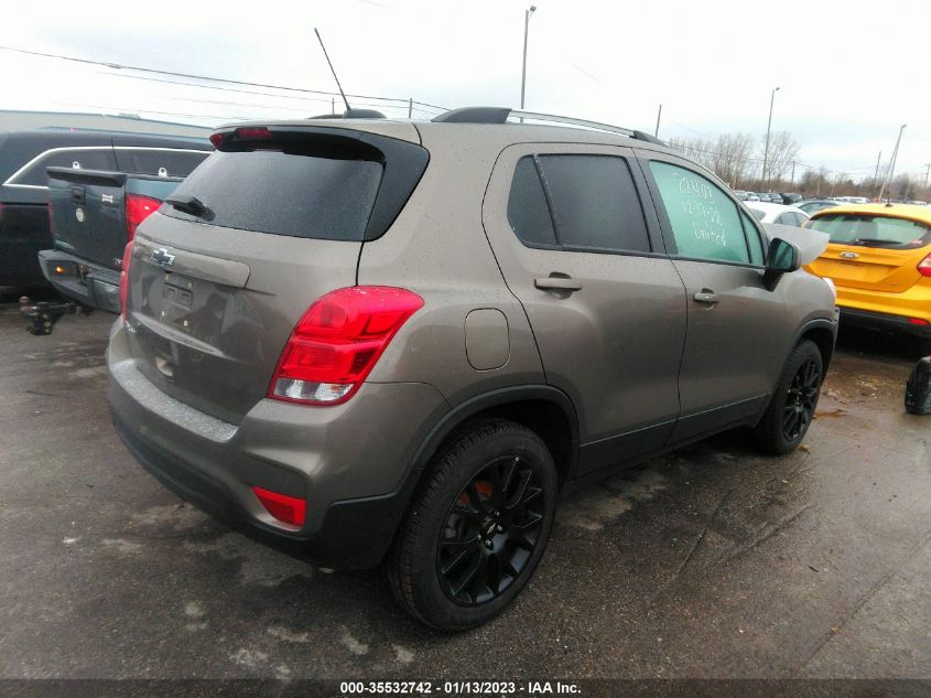 2022 CHEVROLET TRAX LT VIN: KL7CJPSM9NB521553