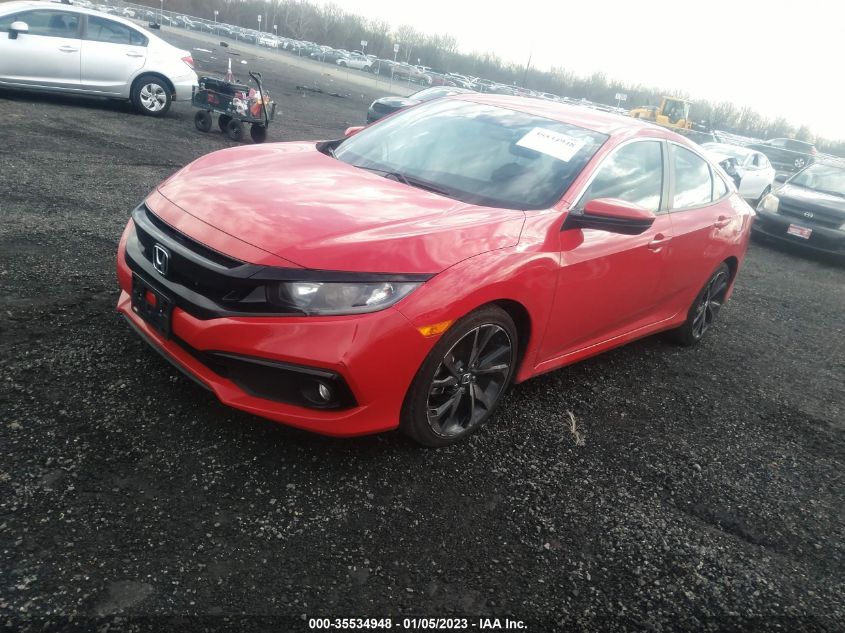 2021 HONDA CIVIC SEDAN SPORT VIN: 2HGFC2F81MH513951