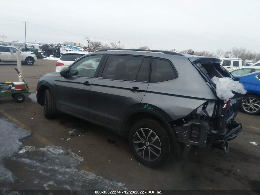 2021 VOLKSWAGEN TIGUAN S VIN: 3VV0B7AX6MM119125