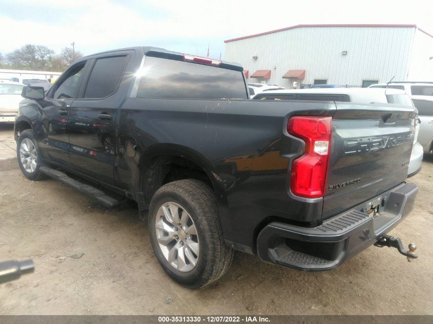 2021 CHEVROLET SILVERADO 1500 CUSTOM VIN: 1GCPWBEK6MZ220585
