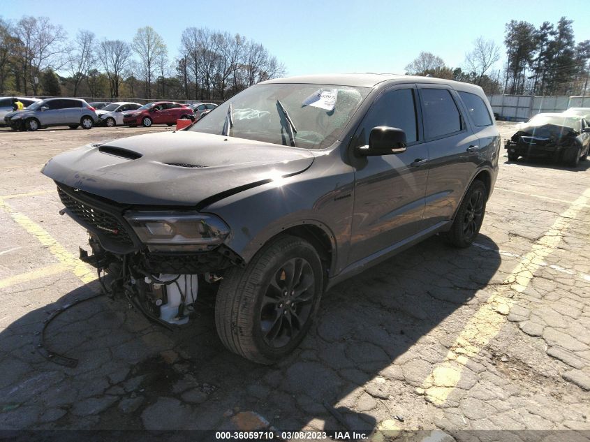 2022 DODGE DURANGO R/T PLUS VIN: 1C4SDHCT8NC190024