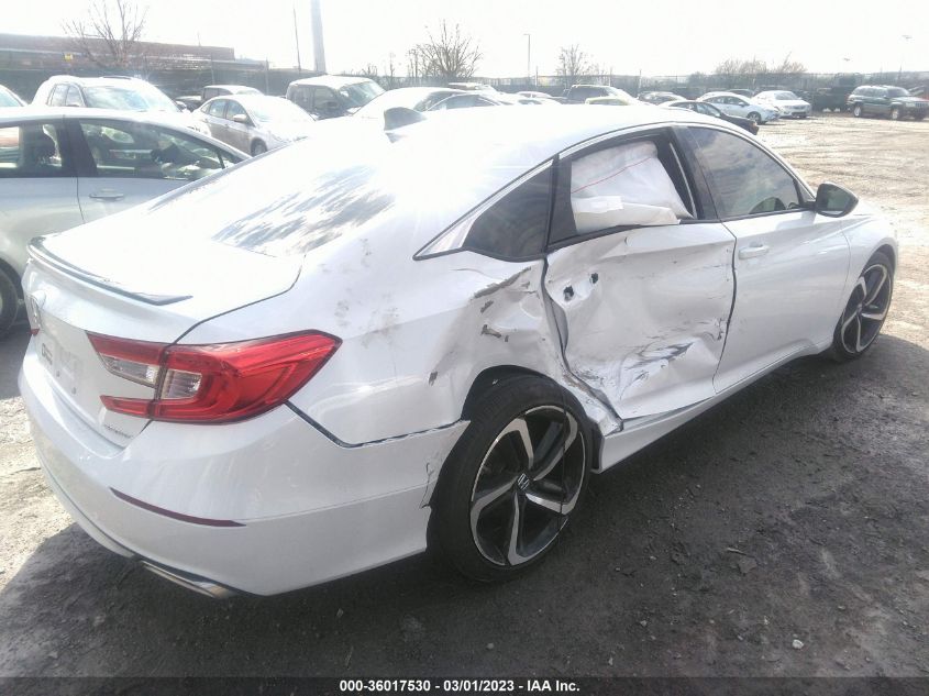 2022 HONDA ACCORD SEDAN SPORT VIN: 1HGCV1F35NA048392