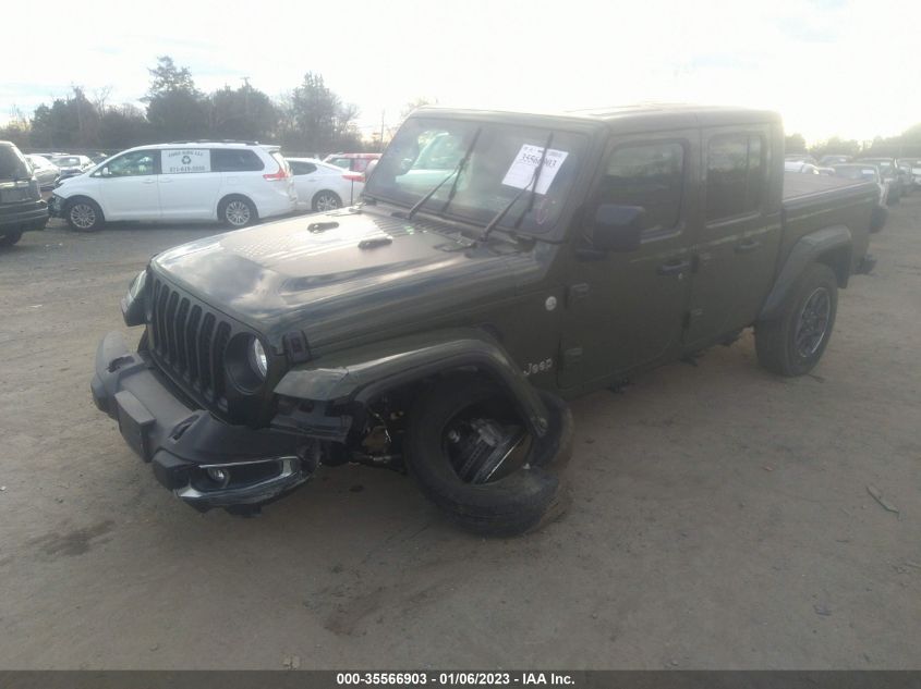 2021 JEEP GLADIATOR OVERLAND VIN: 1C6JJTFMXML586506