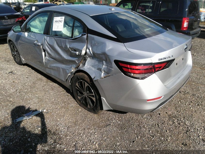2021 NISSAN SENTRA SV VIN: 3N1AB8CV3MY321890