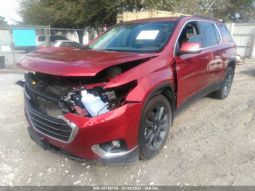 2021 CHEVROLET TRAVERSE LT CLOTH VIN: 1GNEVGKWXMJ185957