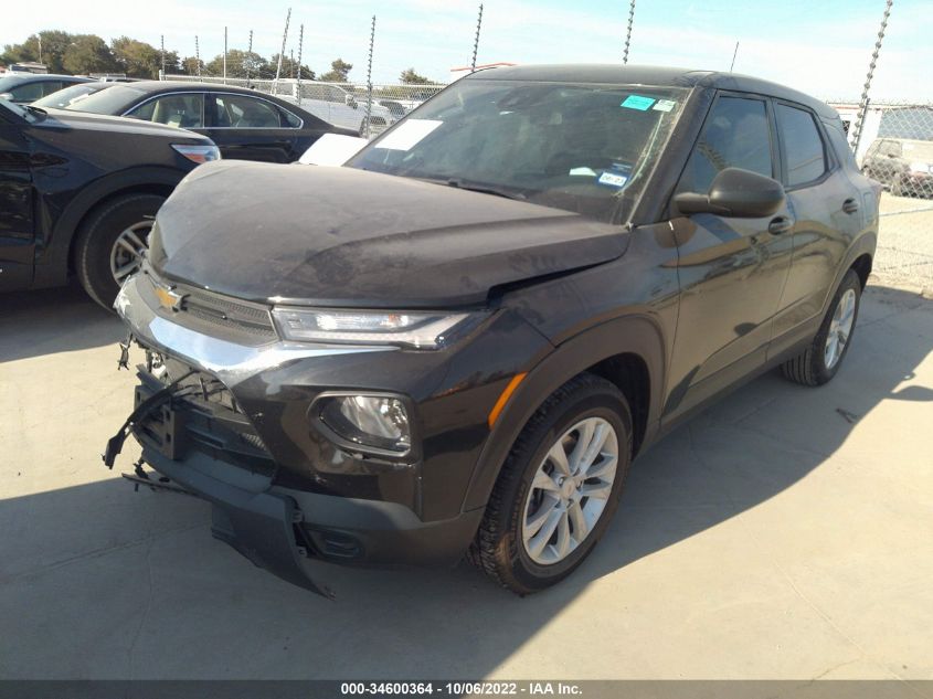 2021 CHEVROLET TRAILBLAZER LS VIN: KL79MMS23MB018503