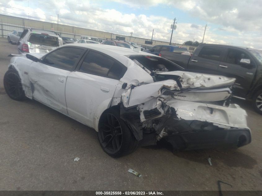 2021 DODGE CHARGER SCAT PACK WIDEBODY VIN: 2C3CDXGJ4MH579637