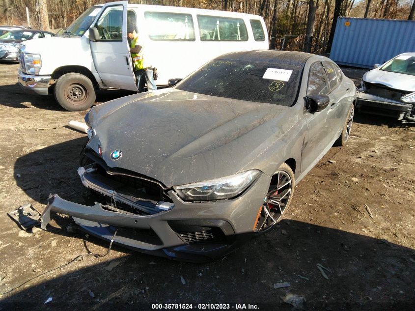 2022 BMW M8 COMPETITION VIN: WBSGV0C0XNCK10390