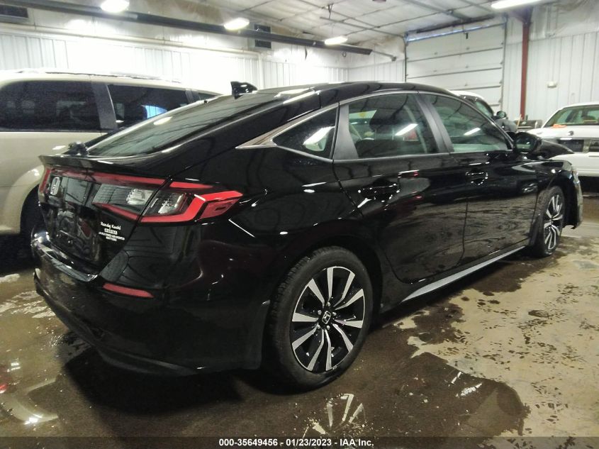 2022 HONDA CIVIC HATCHBACK EX-L VIN: 19XFL1H70NE002161