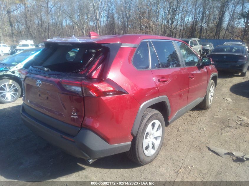 2022 TOYOTA RAV4 LE VIN: 2T3G1RFV7NW304240