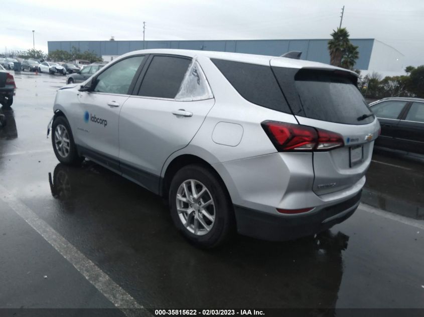 2022 CHEVROLET EQUINOX LT VIN: 3GNAXJEV3NL225377