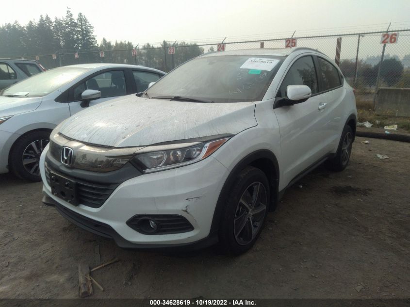 2021 HONDA HR-V EX-L VIN: 3CZRU6H77MM726483