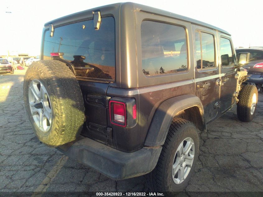 2020 JEEP WRANGLER UNLIMITED SPORT S VIN: 1C4HJXDG2LW311270
