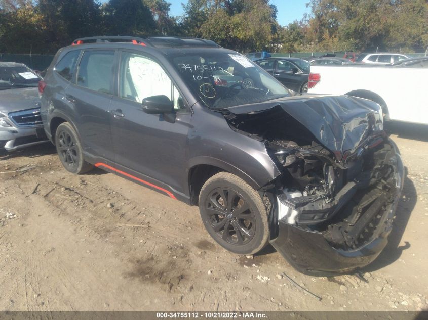 2021 SUBARU FORESTER SPORT VIN: JF2SKARC5MH523223