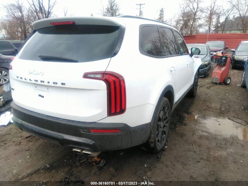 2022 KIA TELLURIDE SX VIN: 5XYP5DHC1NG202840