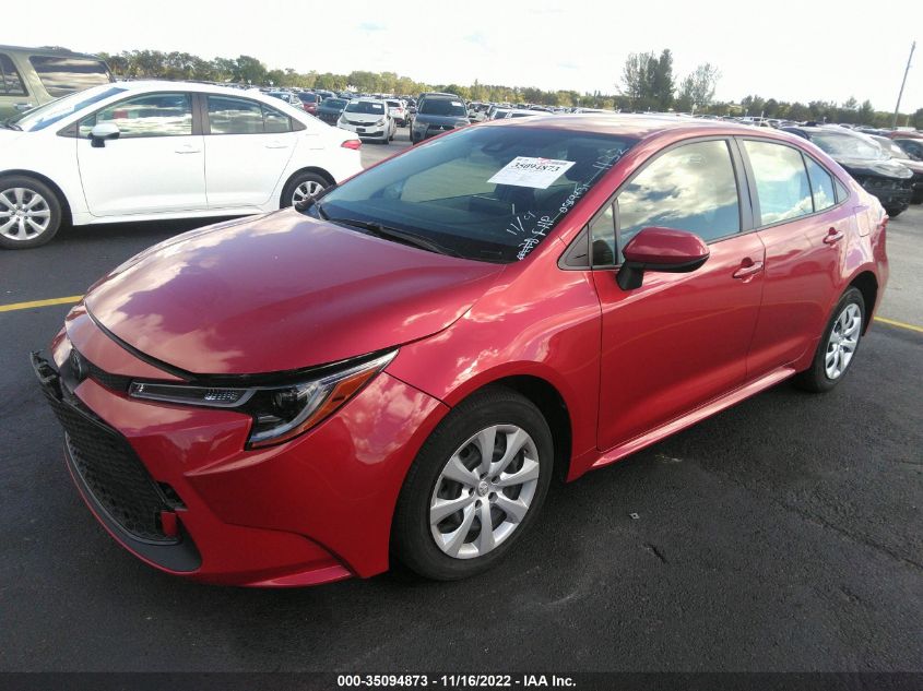 2021 TOYOTA COROLLA LE VIN: JTDEPMAE3MJ141132