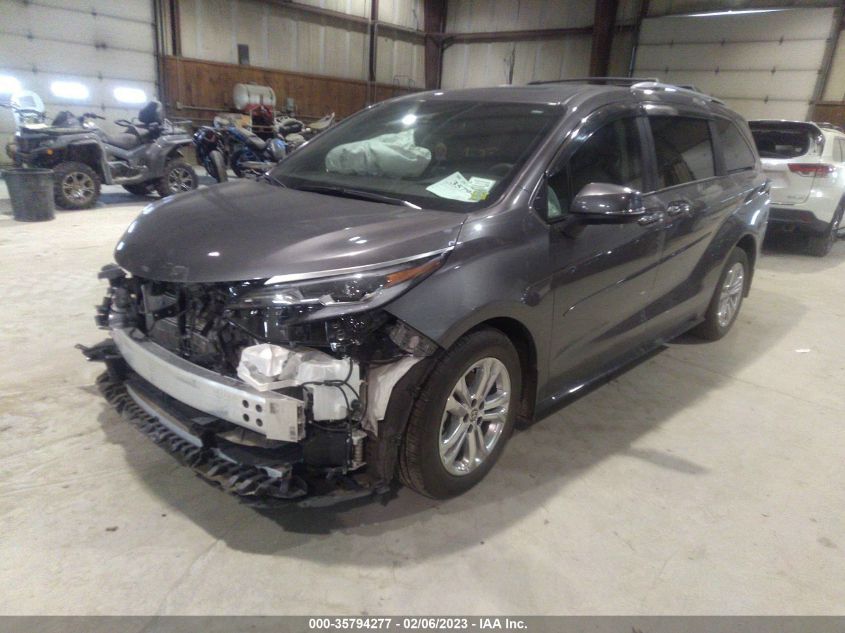 2022 TOYOTA SIENNA PLATINUM VIN: 5TDESKFC7NS059595