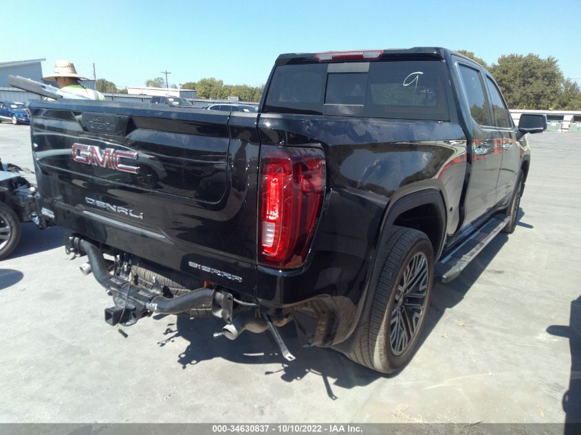 2022 GMC SIERRA 1500 LIMITED DENALI VIN: 3GTU9FELXNG198439