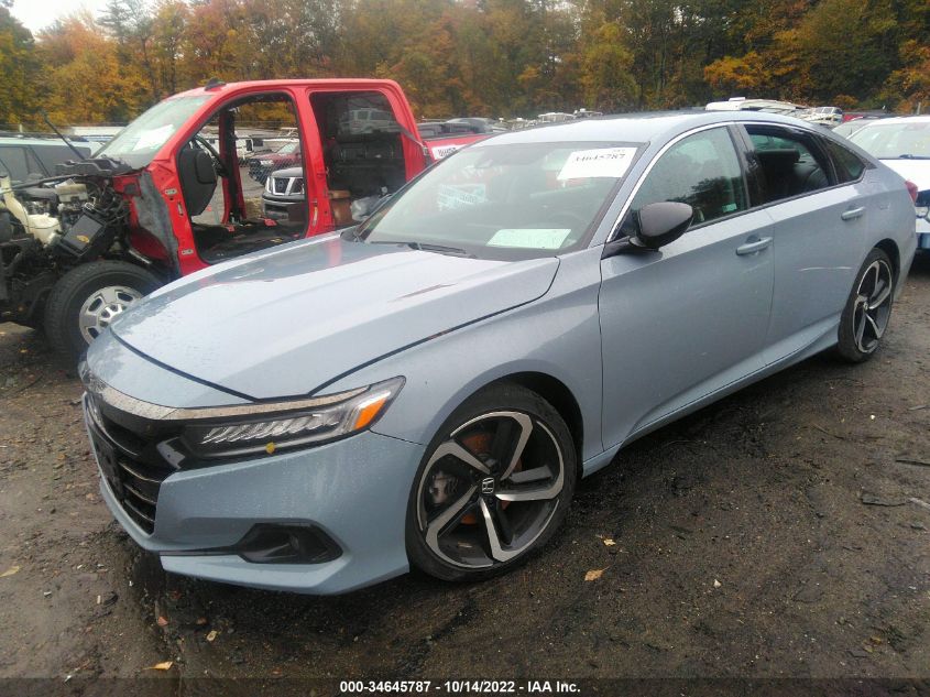 2021 HONDA ACCORD SEDAN SPORT SE VIN: 1HGCV1F43MA057924