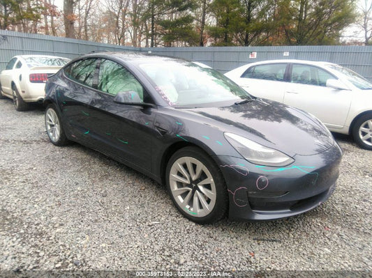 2022 TESLA MODEL 3 LONG RANGE VIN: 5YJ3E1EB4NF183118