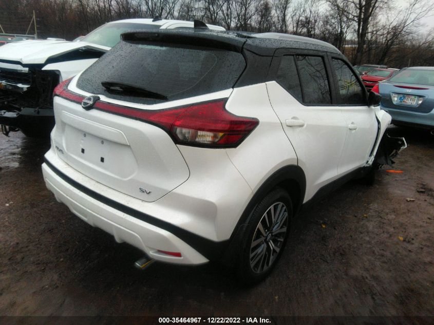 2022 NISSAN KICKS SV VIN: 3N1CP5CV1NL486974