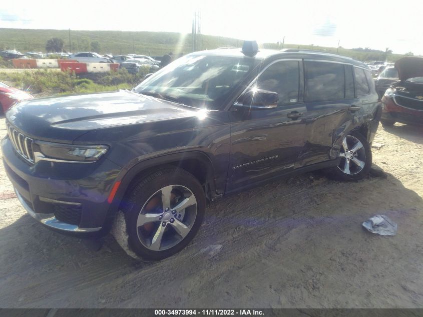 2022 JEEP GRAND CHEROKEE L LIMITED VIN: 1C4RJJBG6N8570307