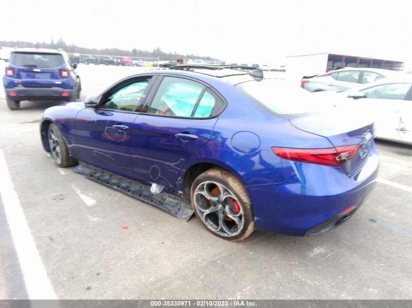 2021 ALFA ROMEO GIULIA TI SPORT VIN: ZARFANBN3M7644446