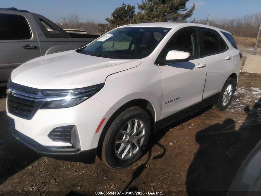 2022 CHEVROLET EQUINOX LT VIN: 3GNAXTEV1NL134541