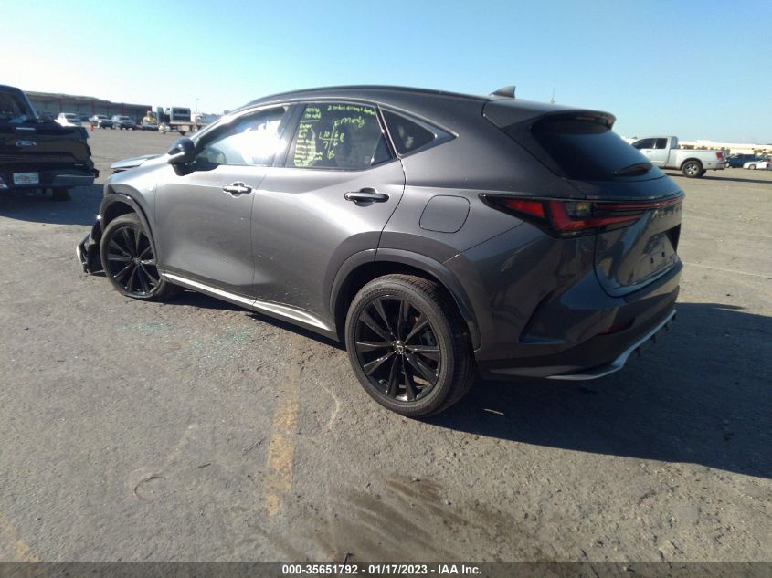 2022 LEXUS NX NX 350 F SPORT HANDLING VIN: JTJKGCEZ1N2006329