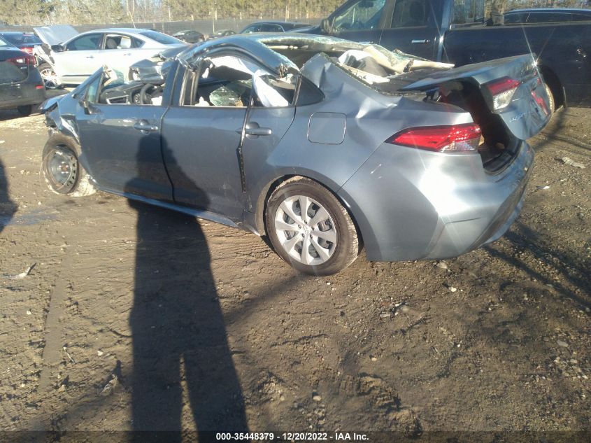 2022 TOYOTA COROLLA LE VIN: JTDEPMAE1NJ202866