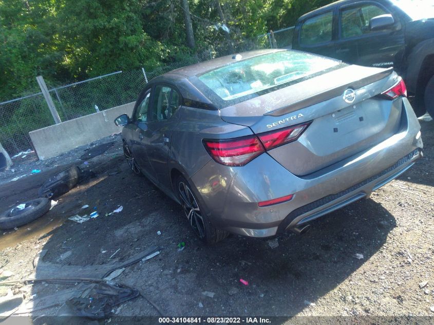 2021 NISSAN SENTRA SR VIN: 3N1AB8DV0MY247651
