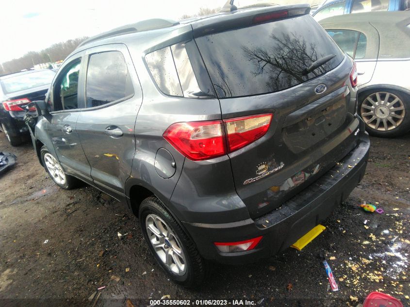 2021 FORD ECOSPORT SE VIN: MAJ6S3GL8MC402381