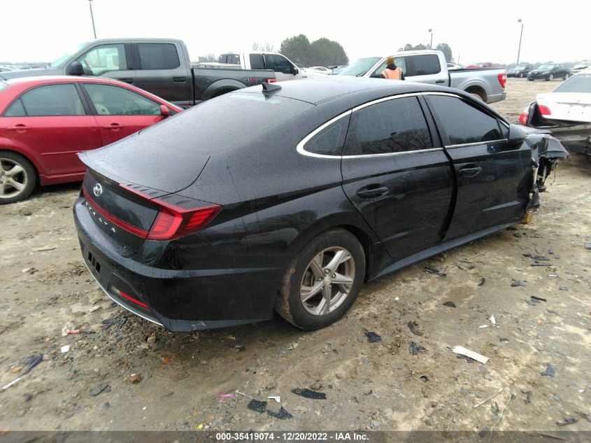 2021 HYUNDAI SONATA SE VIN: 5NPEG4JA4MH076166