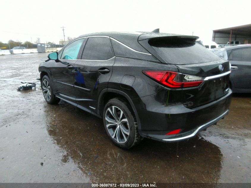 2022 LEXUS RX RX 450H VIN: 2T2HGMDA2NC091919