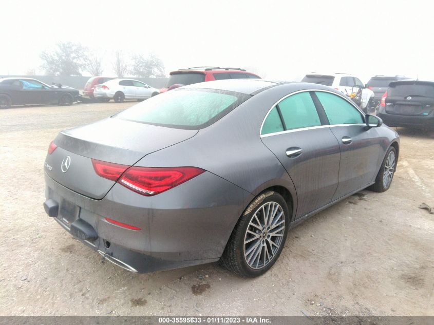 2022 MERCEDES-BENZ CLA CLA 250 VIN: W1K5J4GB2NN249790