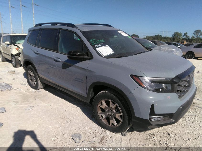 2022 HONDA PASSPORT TRAILSPORT VIN: 5FNYF8H61NB018945