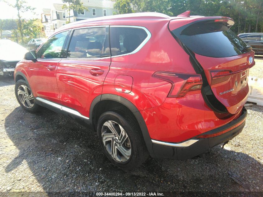 2022 HYUNDAI SANTA FE SEL VIN: 5NMS24AJXNH384779